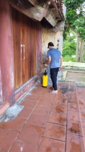 xử lý phòng ngừa mối cho nhà cấp 4 ở hồng minh,hưng hà